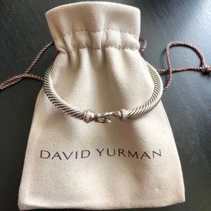 David Yurman 5mm bracelet with diamonds.